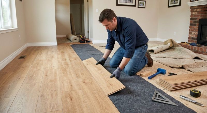 Laminate Floor Remodeling in Woodbridge, VA