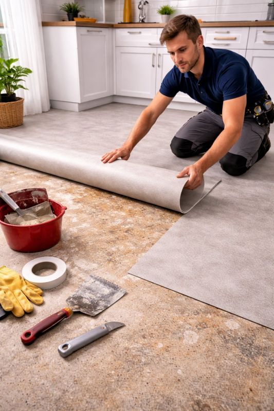 Linoleum Floor Installation in Herndon, VA