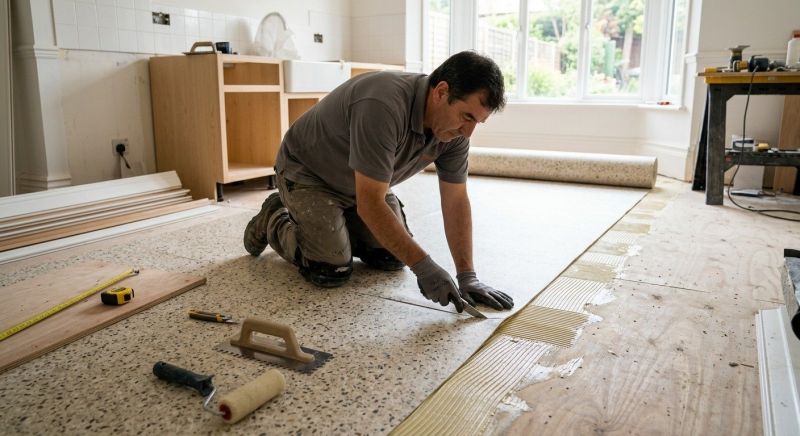 Linoleum Floor Installation in Vienna, VA