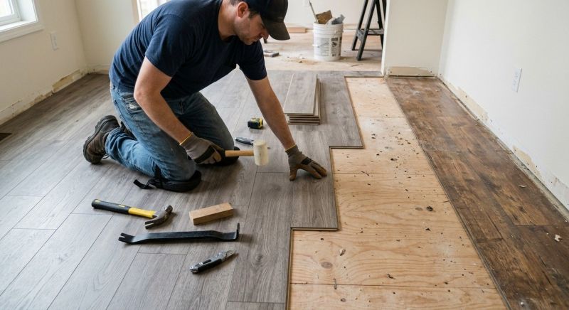 Plank Laminate Installation in Woodbridge, VA
