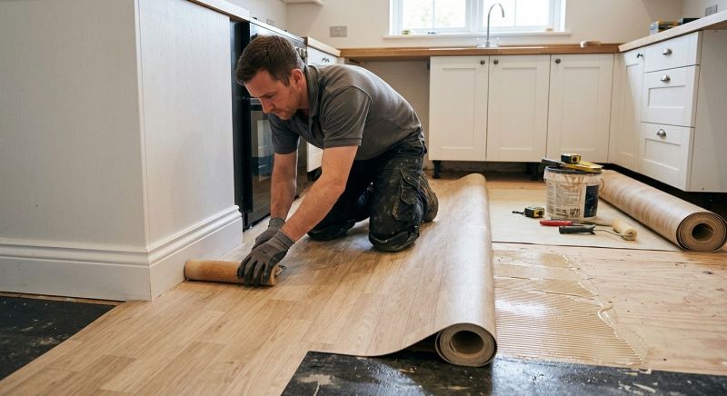 Sheet Linoleum Installation in Catlett, VA