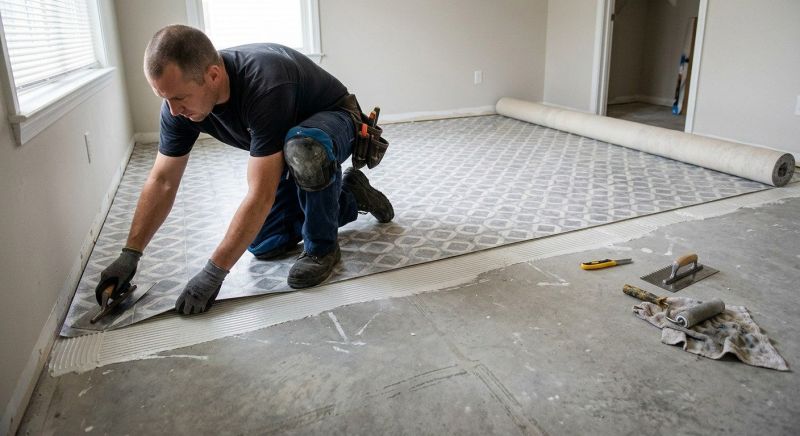 Sheet Vinyl Installation in Chantilly, VA