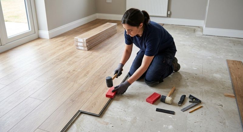 Vinyl Plank Floor Installation in Woodbridge, VA