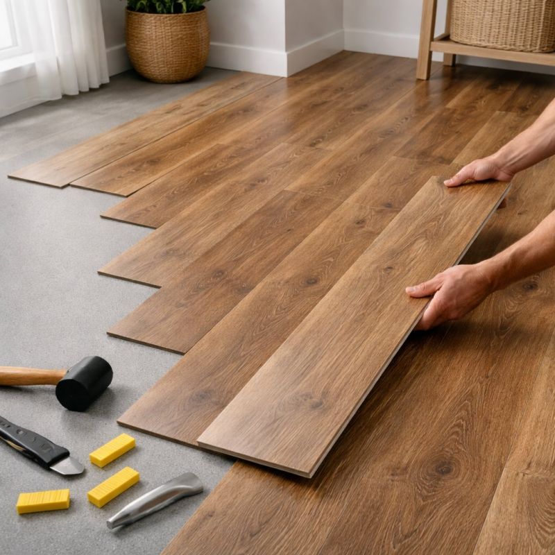 Vinyl Plank Floor Installation in Woodbridge, VA