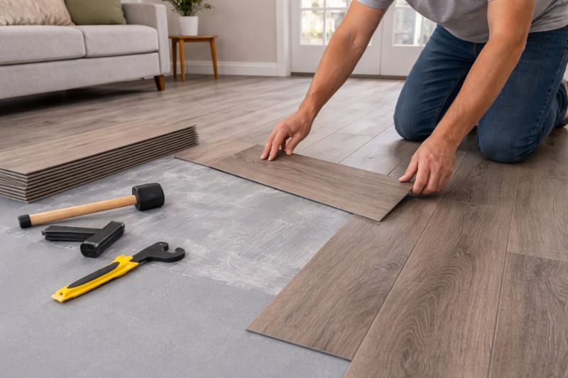 Vinyl Plank Floor Installation in Woodbridge, VA