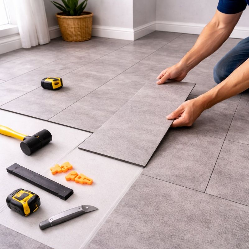 Vinyl Tile Replacement in Woodbridge, VA