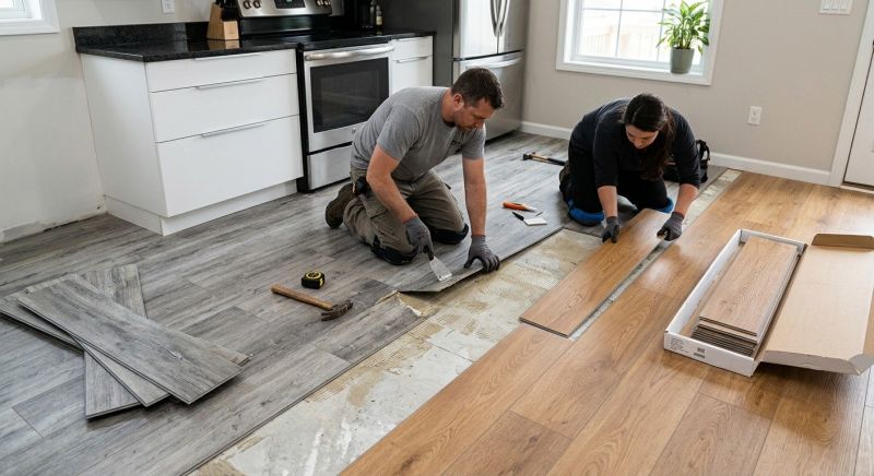 Vinyl Tile Replacement in Woodbridge, VA